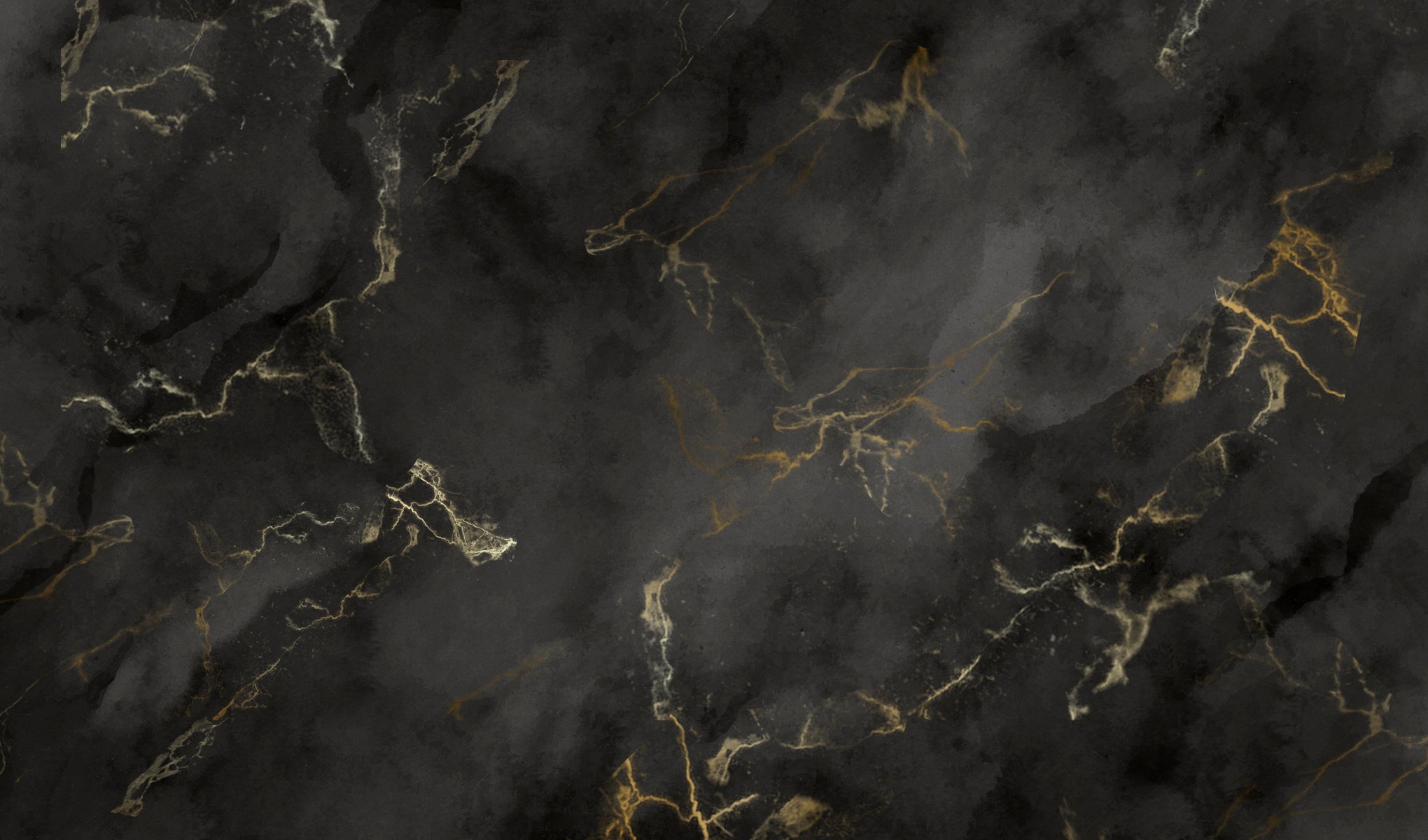 Black and Gold Marble Textured Background